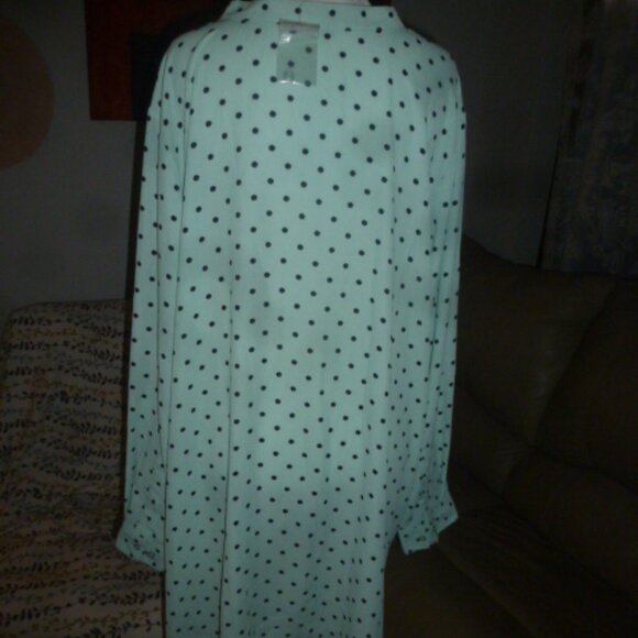 Stylish Women’s Polka Dot Long Free-Style Tunic – Size 26W by Denim 24/7 - Picture 12 of 12